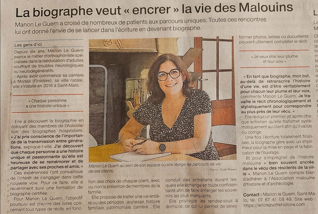La presse parle&nbsp;biographie